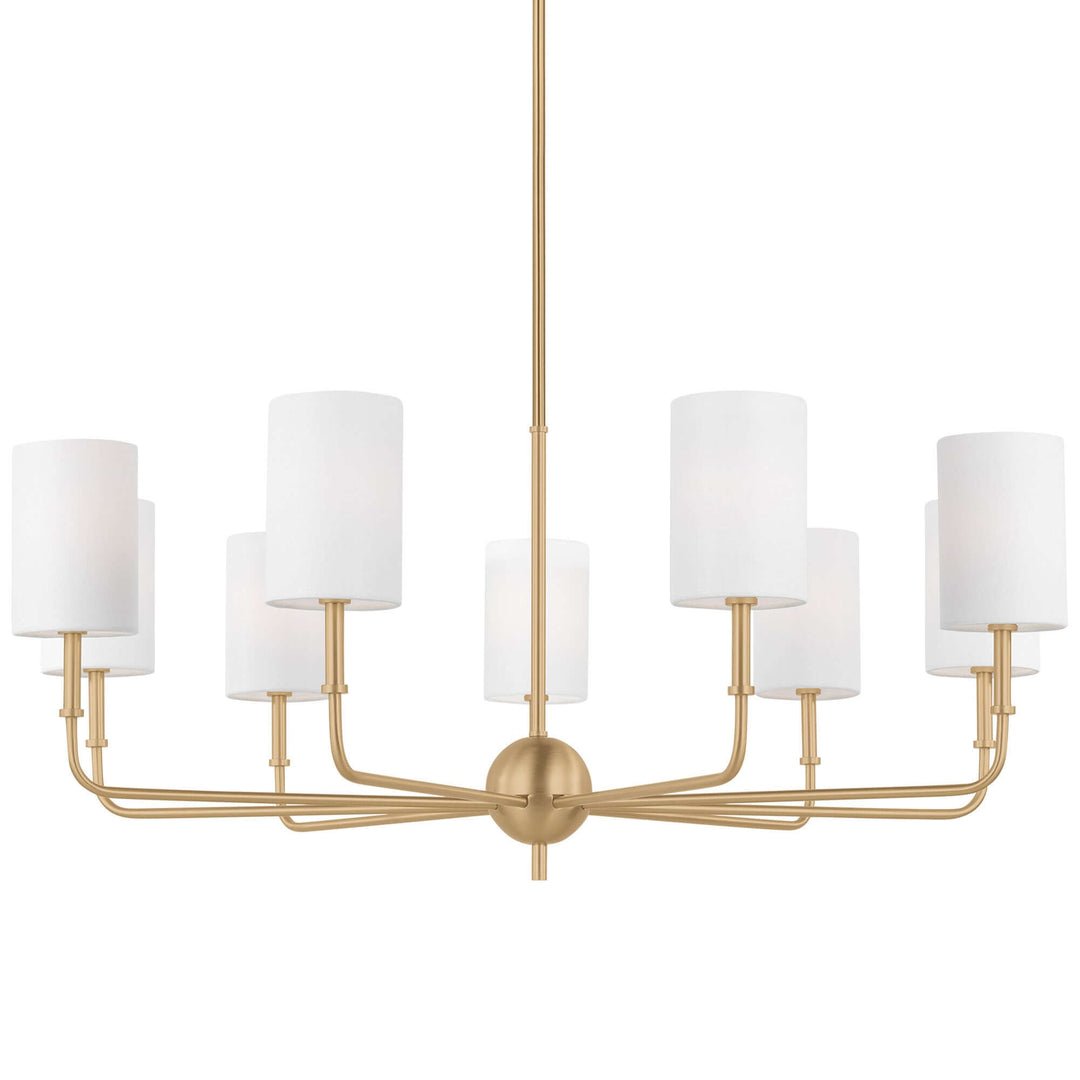 Vexilun Chandelier - Modern Minimalist Fabric Lighting for Dining Area