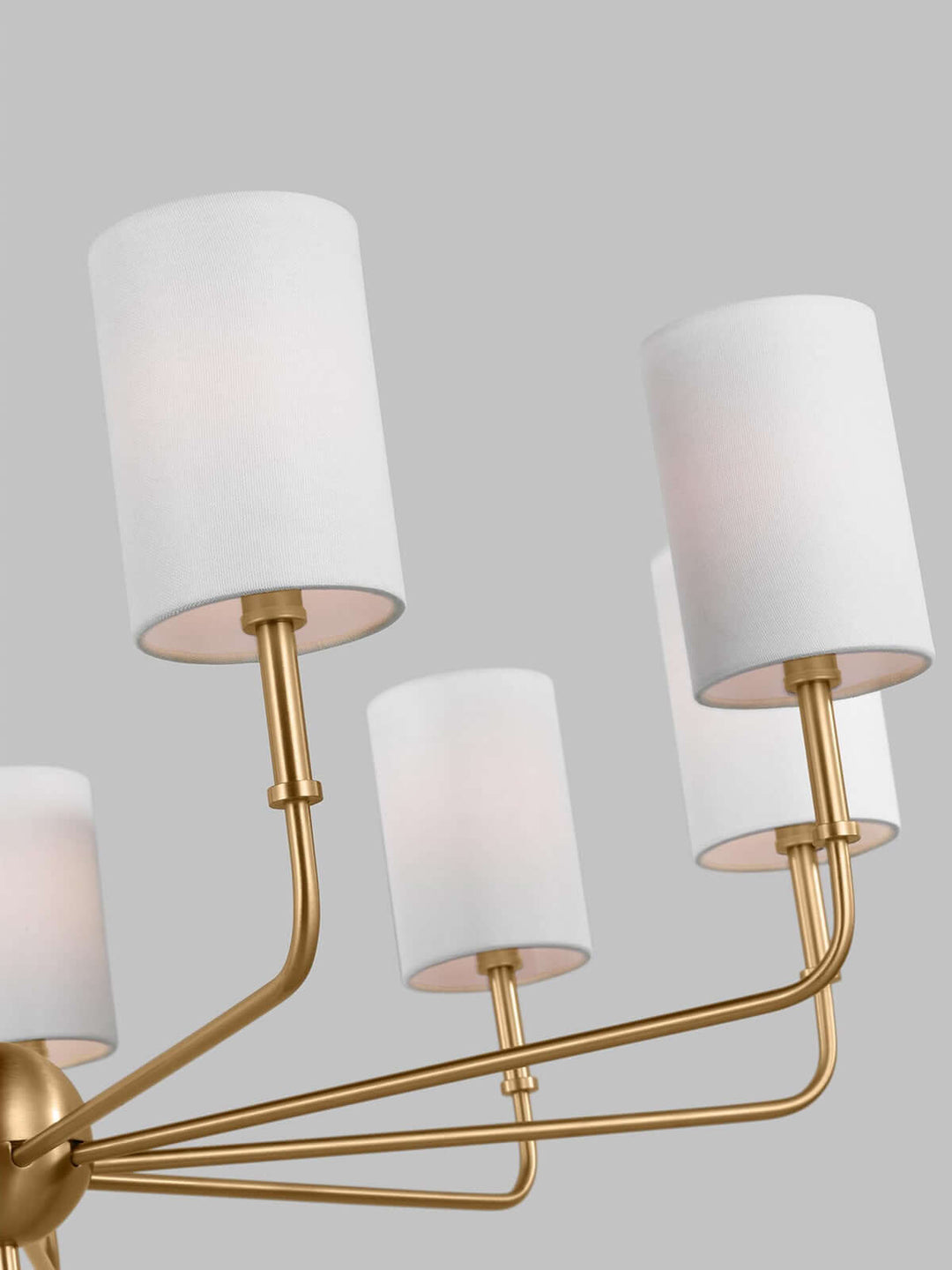 Vexilun Chandelier - Modern Minimalist Fabric Lighting for Dining Area