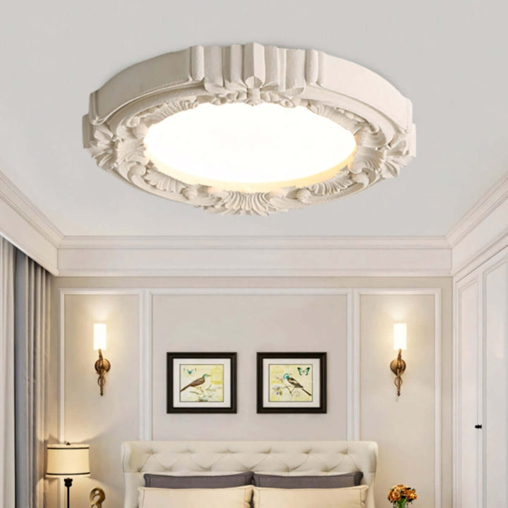 Vexira Ceiling Lamp – Modern and Elegant Resin Bedroom Lamp