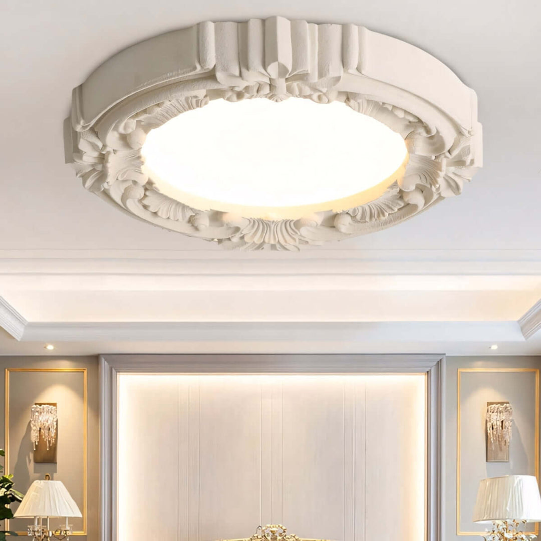 Vexira Ceiling Lamp – Modern and Elegant Resin Bedroom Lamp