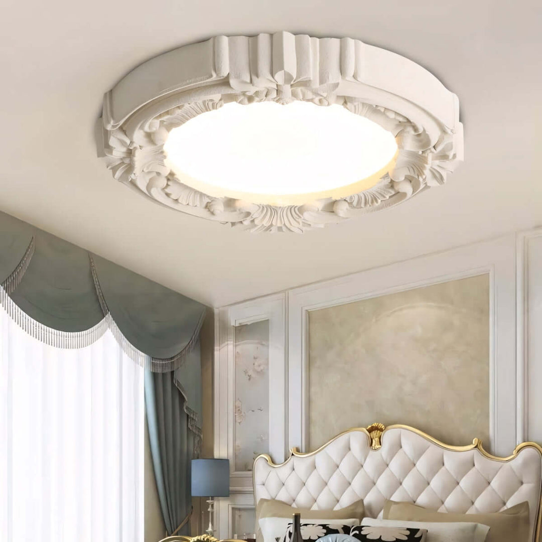 Vexira Ceiling Lamp – Modern and Elegant Resin Bedroom Lamp