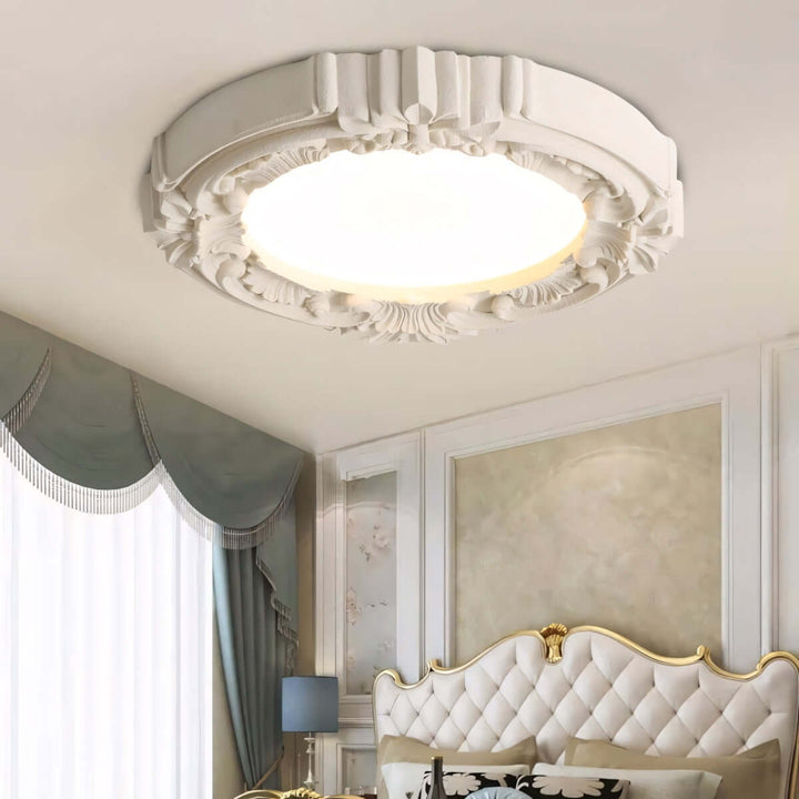 Vexira Ceiling Lamp – Modern and Elegant Resin Bedroom Lamp