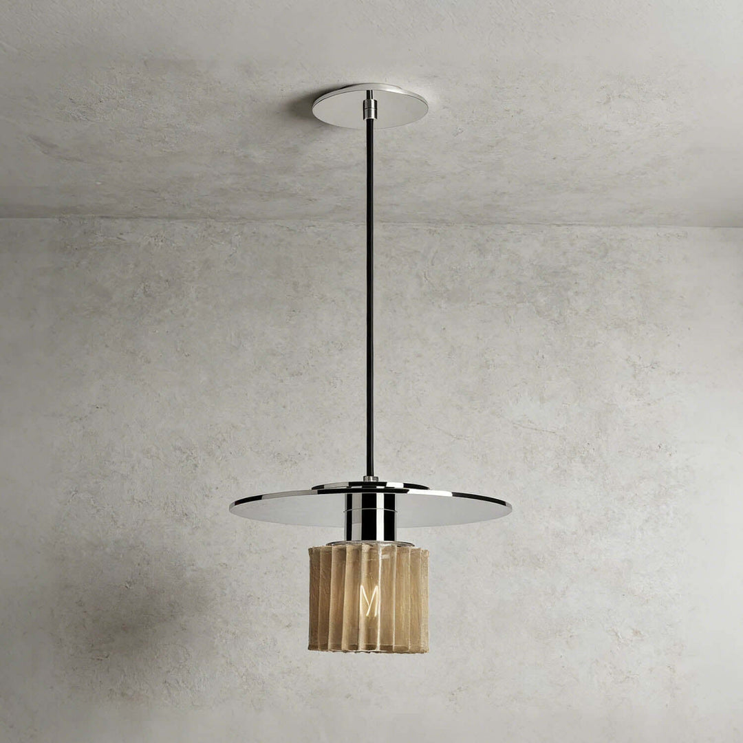 Vexlira Pendant Light – Minimalist Fabric Bar Counter Lamp