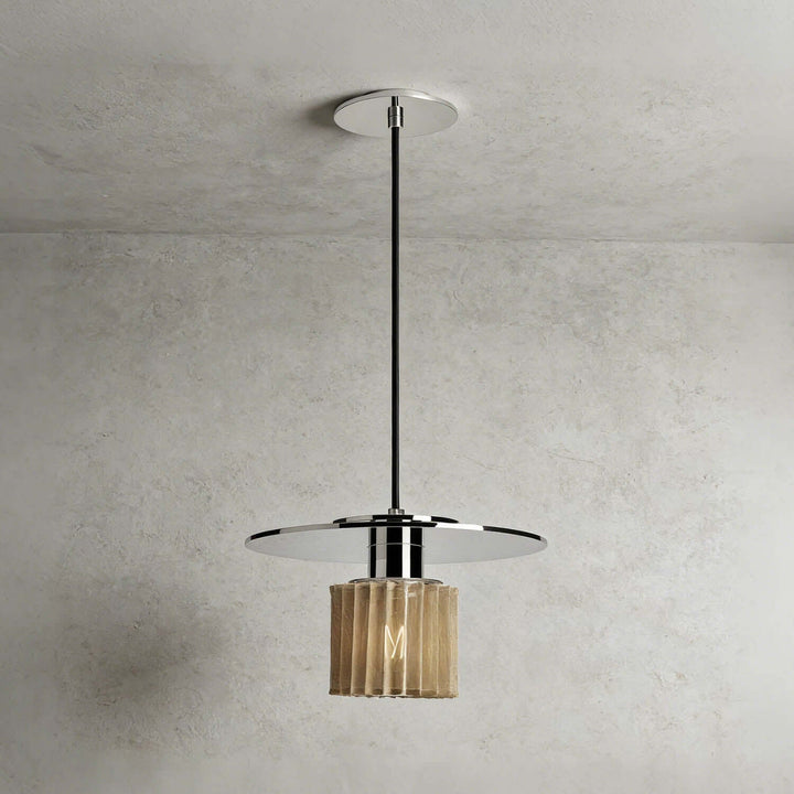 Vexlira Pendant Light – Minimalist Fabric Bar Counter Lamp