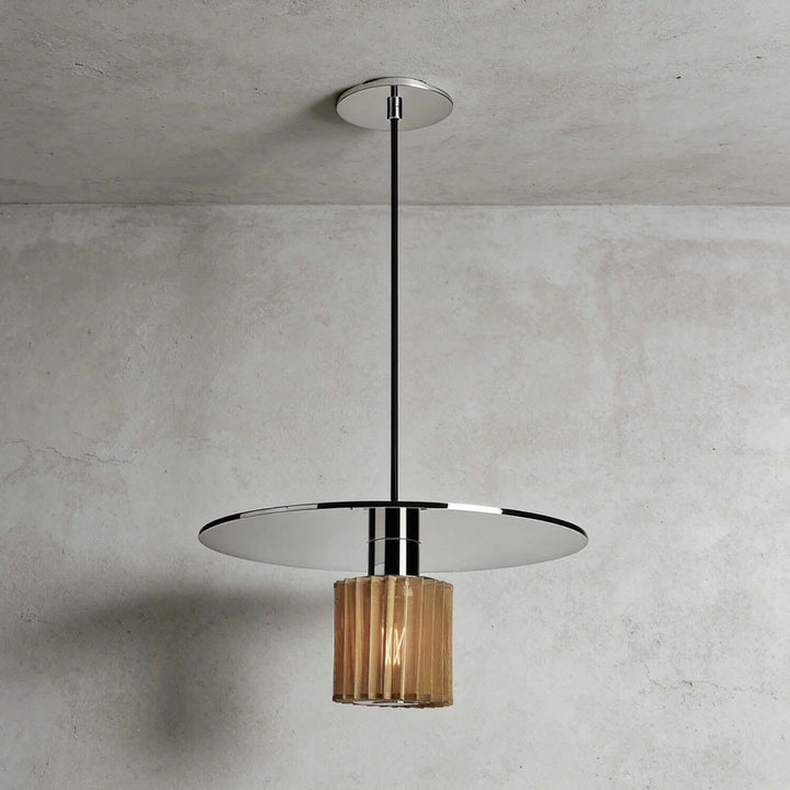 Vexlira Pendant Light – Minimalist Fabric Bar Counter Lamp