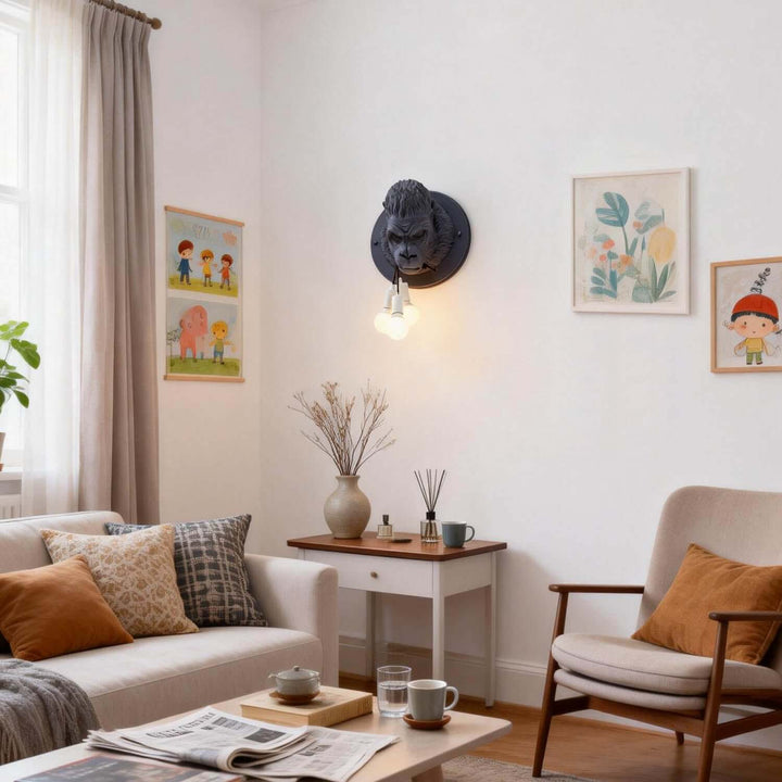 Vexlorin Wall Light – Nordic Creative Gorilla Aisle Light
