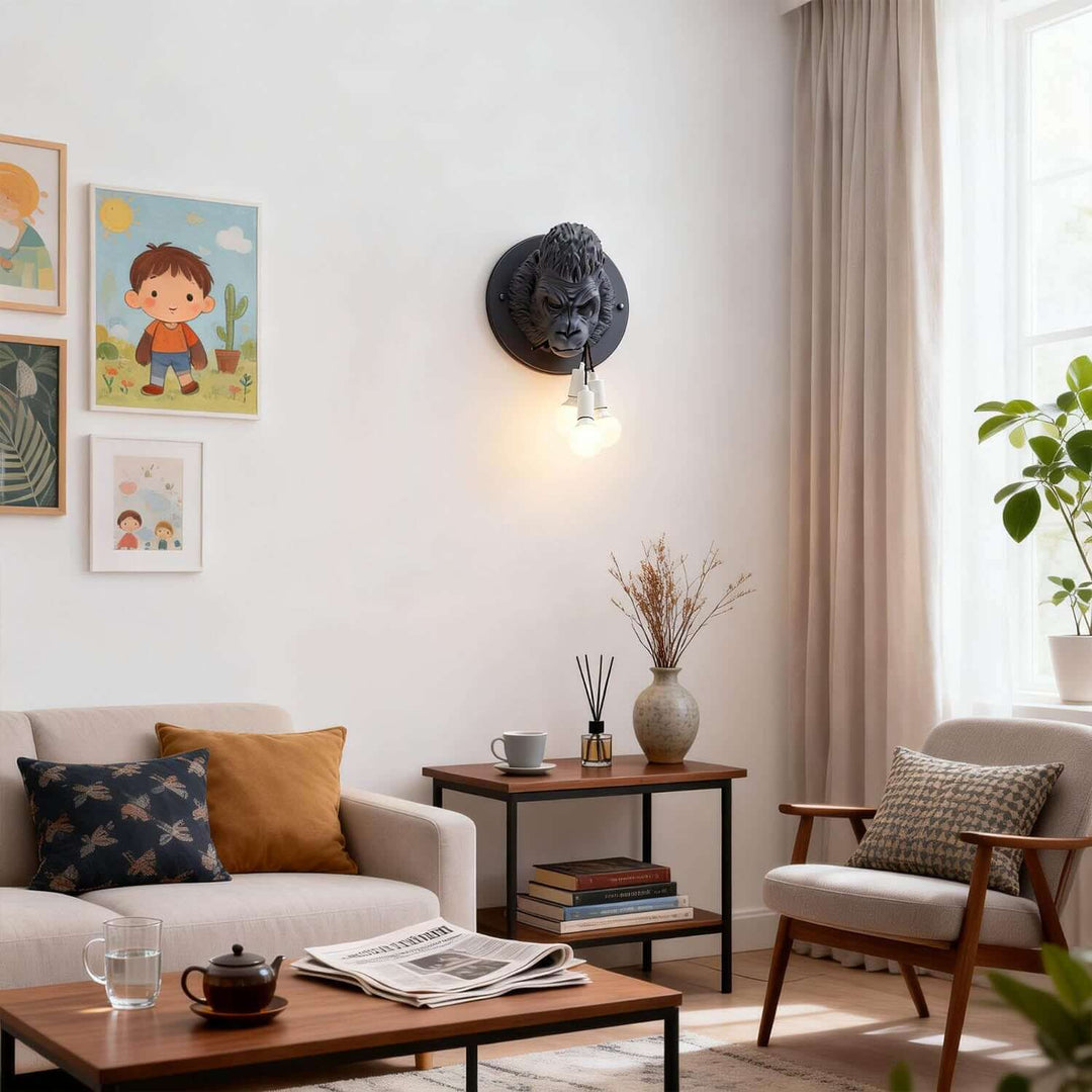 Vexlorin Wall Light – Nordic Creative Gorilla Aisle Light
