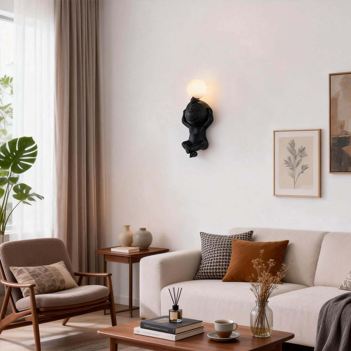 Vexlorin Wall Light – Stylish Creative Monkey Resin Light