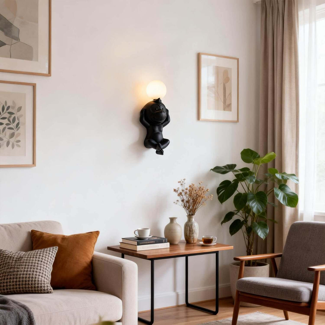 Vexlorin Wall Light – Stylish Creative Monkey Resin Light