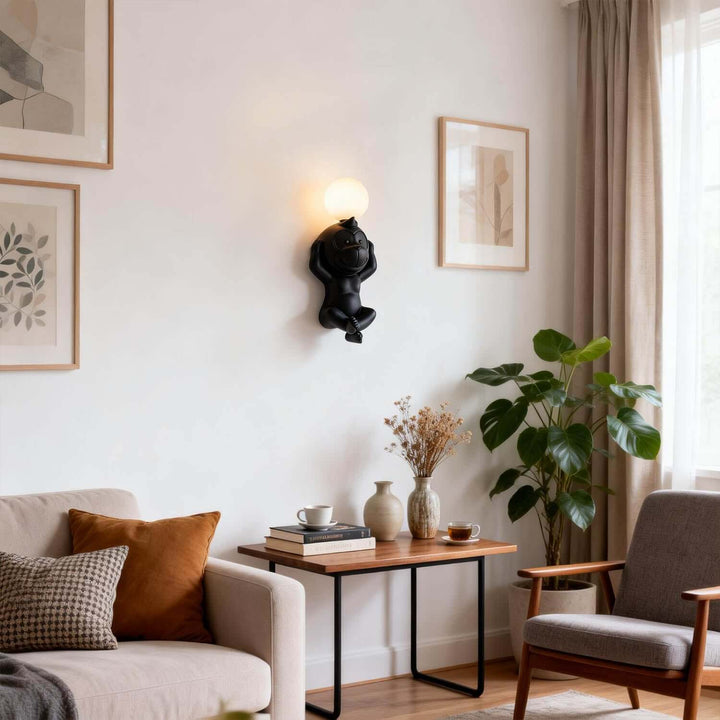 Vexlorin Wall Light – Stylish Creative Monkey Resin Light