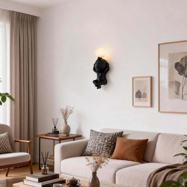 Vexlorin Wall Light – Stylish Creative Monkey Resin Light
