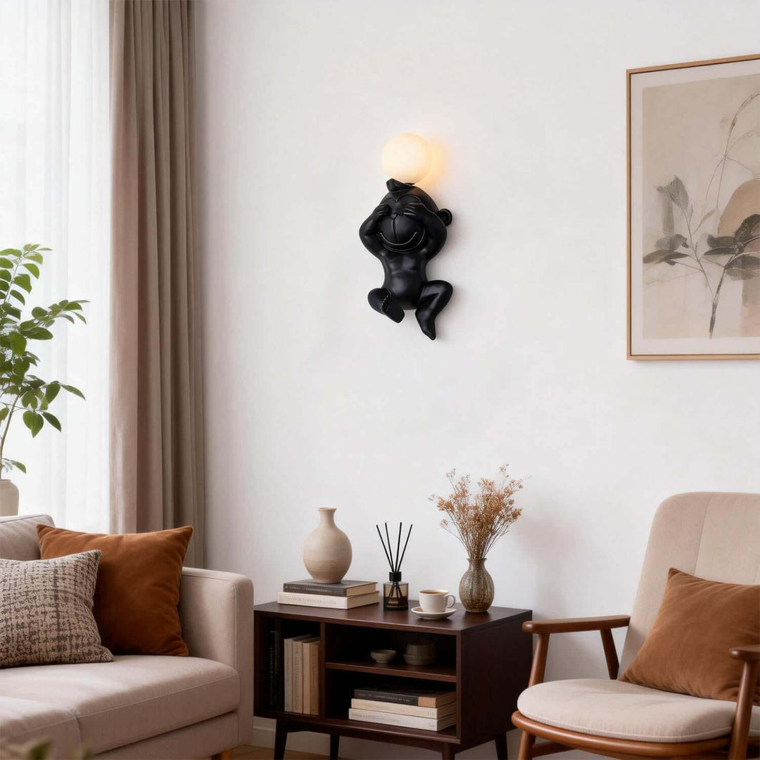 Vexlorin Wall Light – Stylish Creative Monkey Resin Light