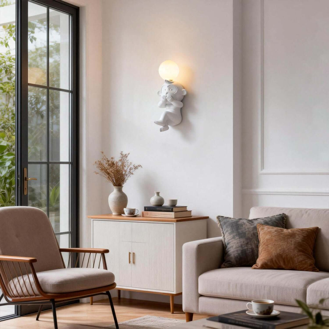 Vexlorin Wall Light – Stylish Creative Monkey Resin Light