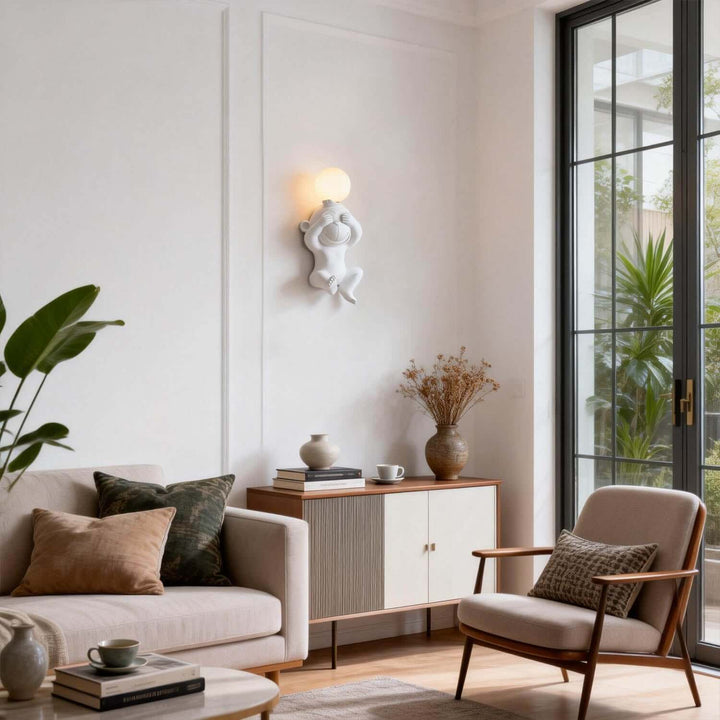 Vexlorin Wall Light – Stylish Creative Monkey Resin Light