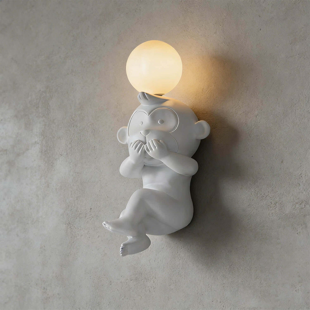 Vexlorin Wall Light – Stylish Creative Monkey Resin Light