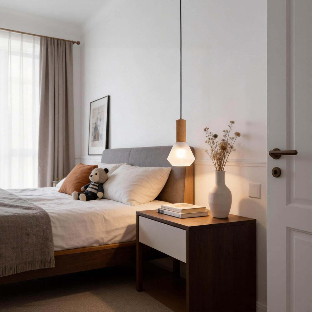 Vexrilo Pendant Light – Post-Modern Luxury Glass Bedroom