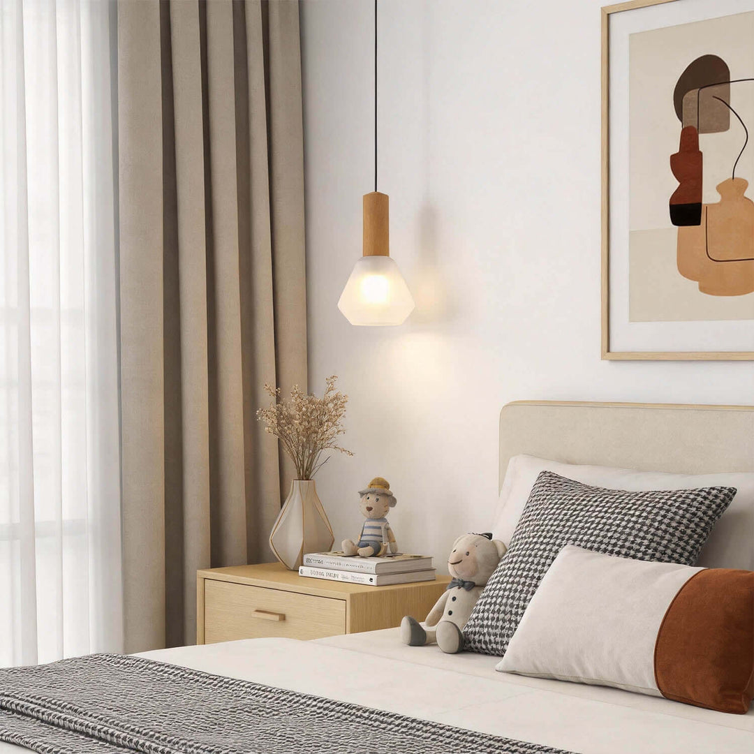 Vexrilo Pendant Light – Post-Modern Luxury Glass Bedroom