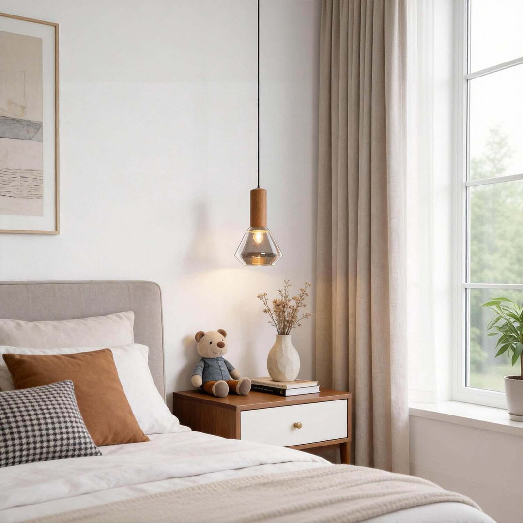 Vexrilo Pendant Light – Post-Modern Luxury Glass Bedroom