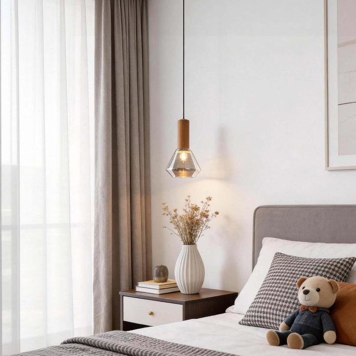 Vexrilo Pendant Light – Post-Modern Luxury Glass Bedroom