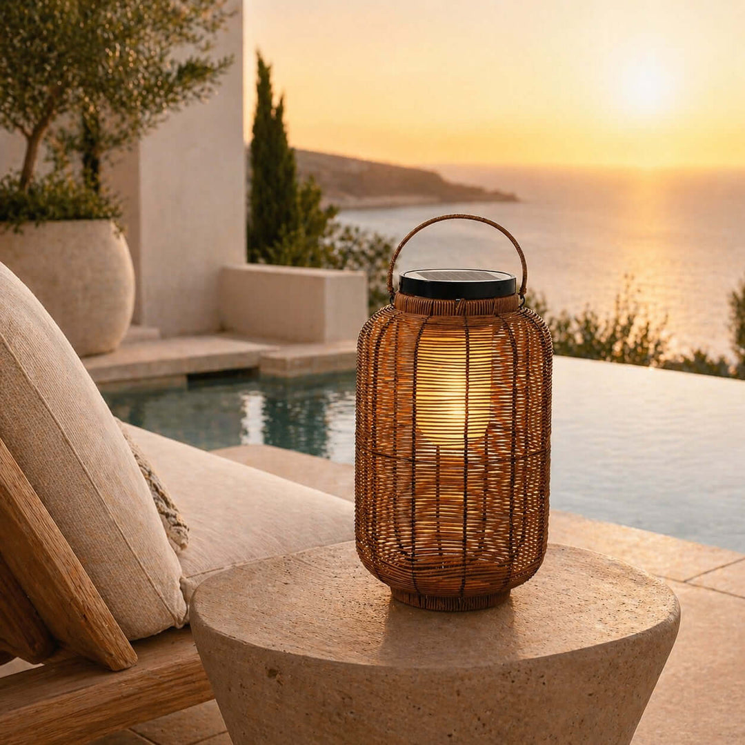 Veylora Solar Floor Lamp - Solar Lantern Outdoor Lighting
