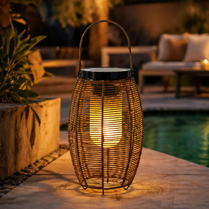 Veylora Solar Floor Lamp - Solar Lantern Outdoor Lighting