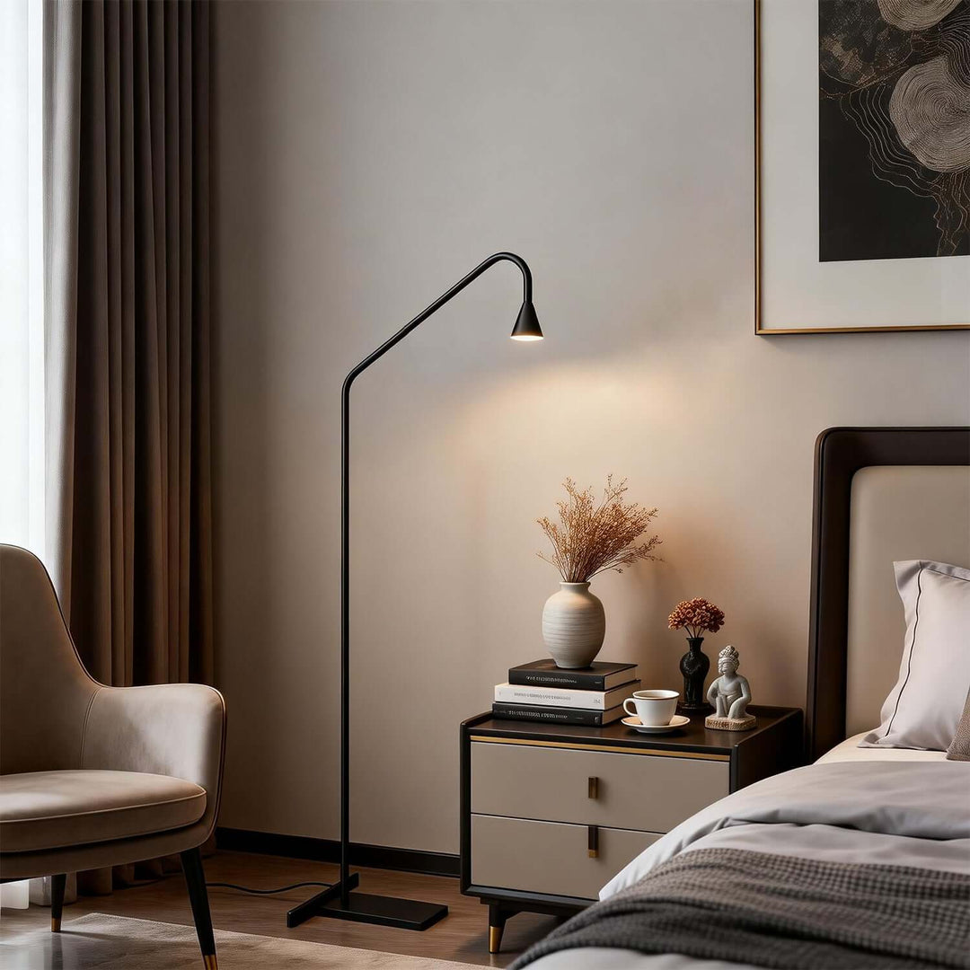 Veyra Floor Lamp – Modern Minimal LED Reading Light