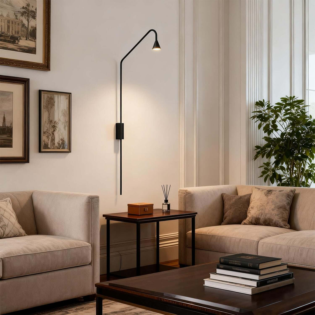 Veyra Wall Light – Industrial Minimal Bedside Sconces
