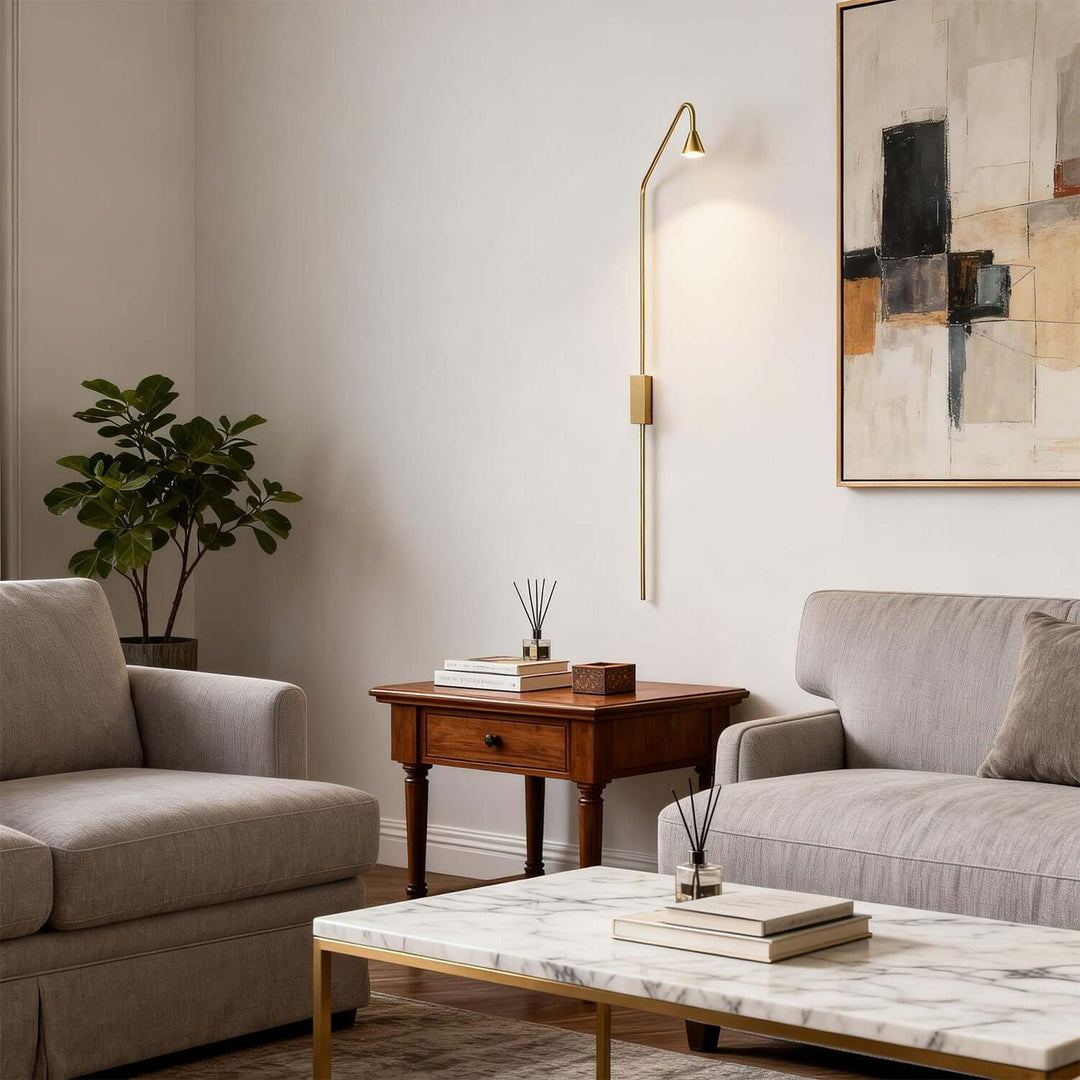 Veyra Wall Light – Industrial Minimal Bedside Sconces