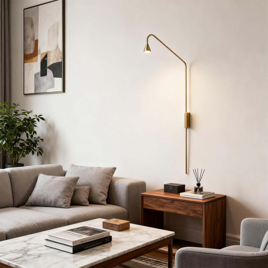 Veyra Wall Light – Industrial Minimal Bedside Sconces