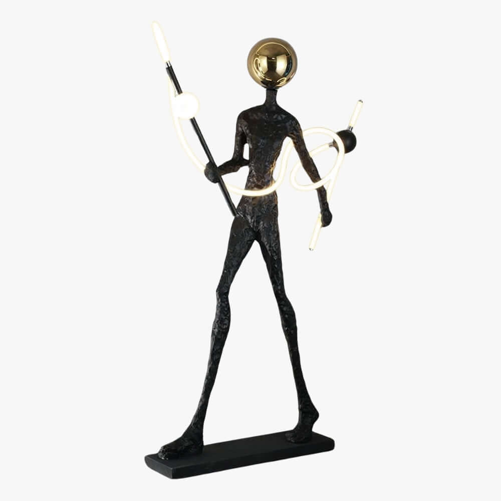 Vezqo Art Deco Floor Lamp – Bold Art Sculpture Floor Lamp