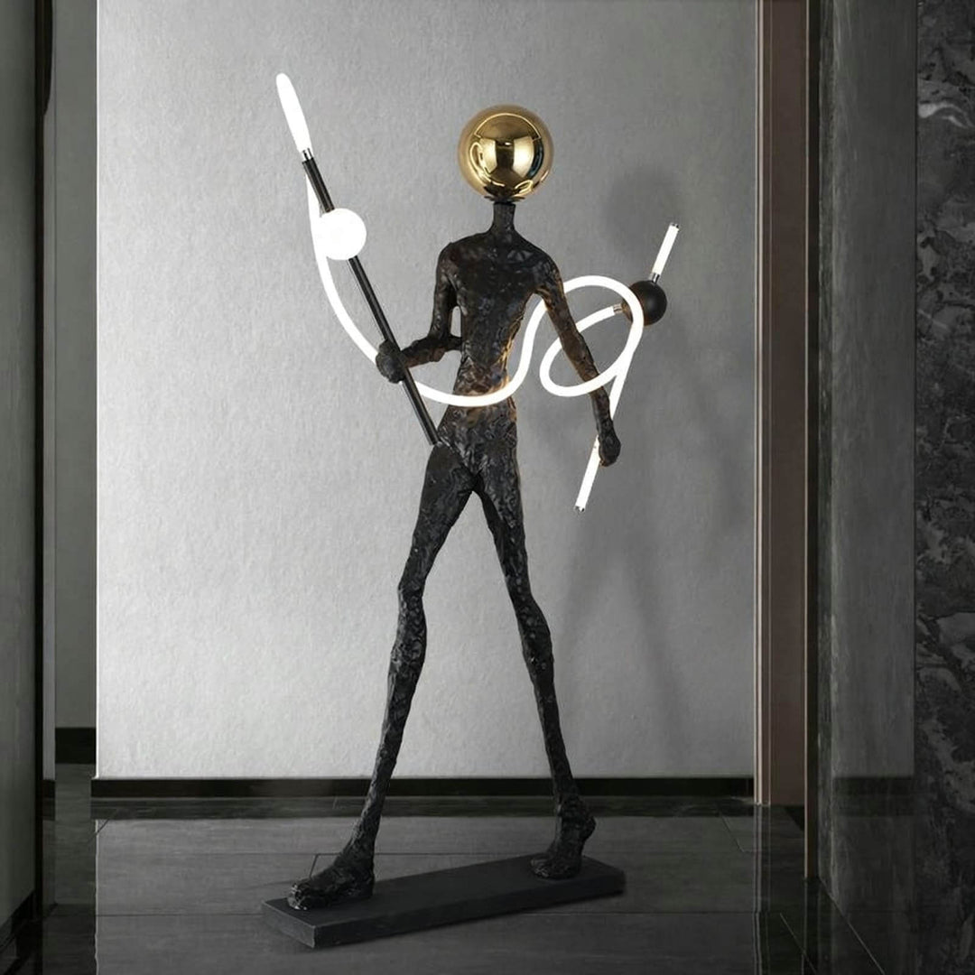 Vezqo Art Deco Floor Lamp – Bold Art Sculpture Floor Lamp