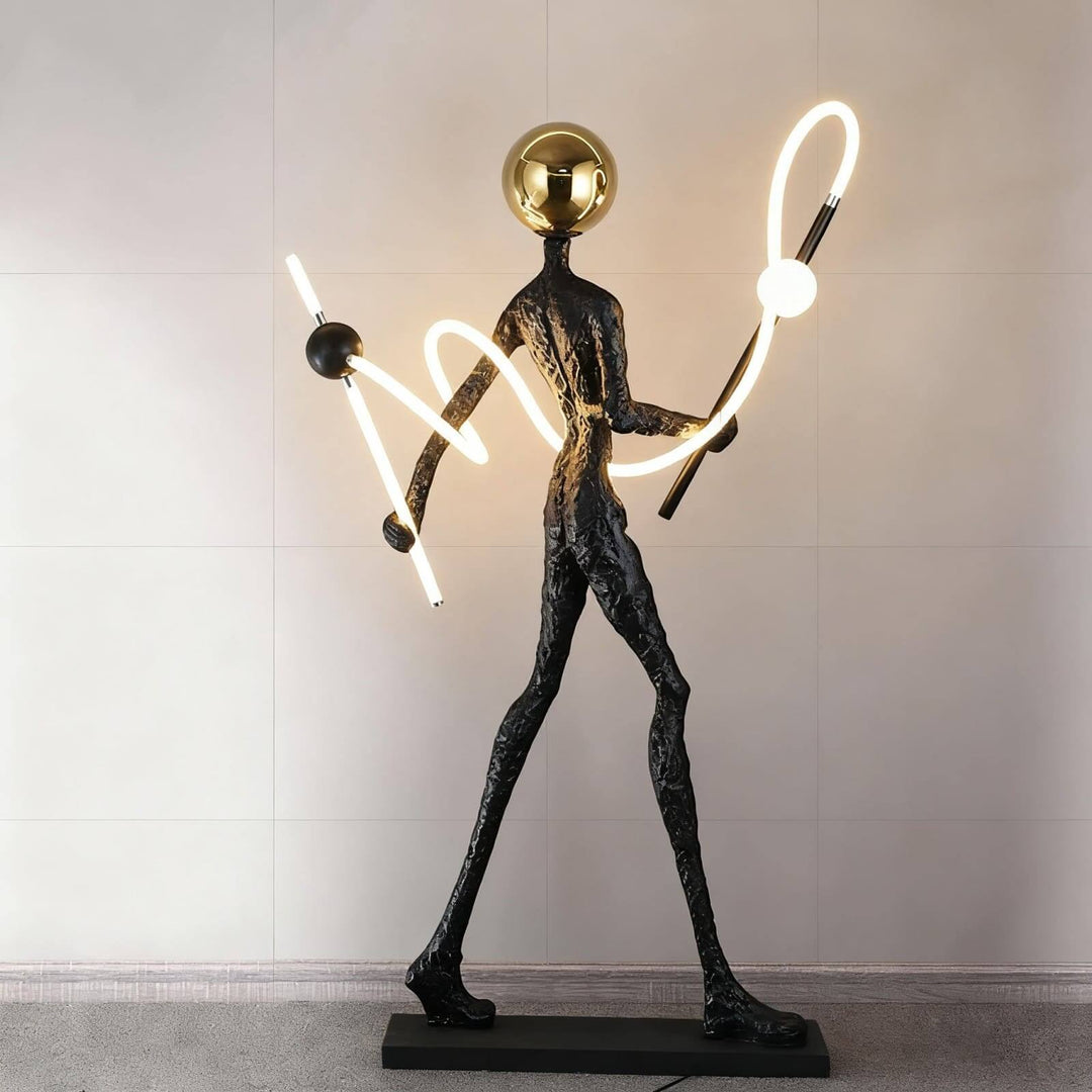 Vezqo Art Deco Floor Lamp – Bold Art Sculpture Floor Lamp