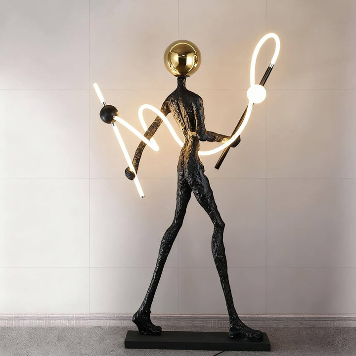 Vezqo Art Deco Floor Lamp – Bold Art Sculpture Floor Lamp
