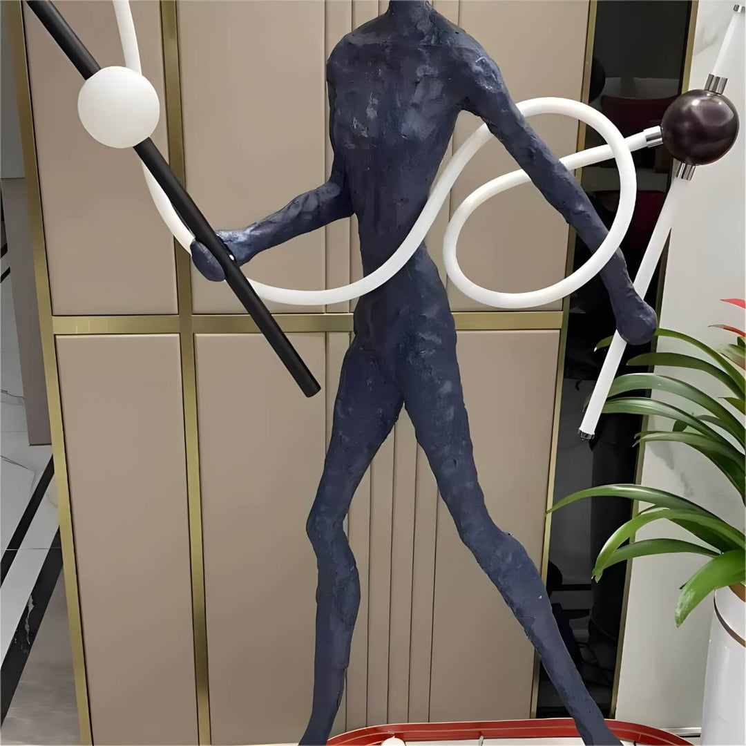 Vezqo Art Deco Floor Lamp – Bold Art Sculpture Floor Lamp