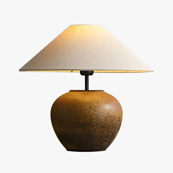 Vintage Ceramic Table Lamp | Fabric Lampshade丨Vinlighting | Vinlighting | Vinlighting