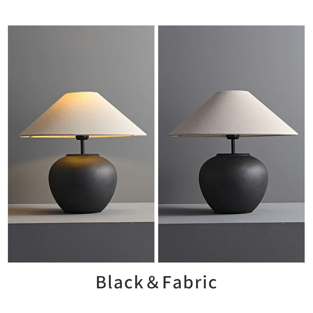 Vintage Ceramic Table Lamp | Fabric Lampshade丨Vinlighting | Vinlighting | Vinlighting