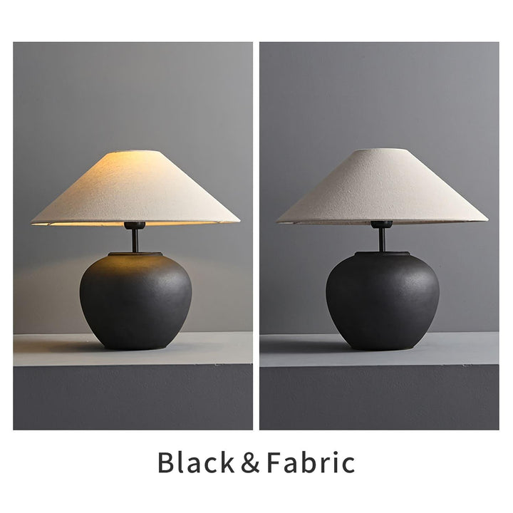 Vintage Ceramic Table Lamp | Fabric Lampshade丨Vinlighting | Vinlighting | Vinlighting