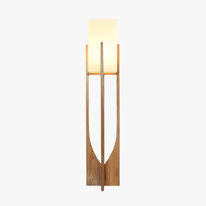Vintage Mid Century Tall Wood Floor Lamp for Living Room & Office | Vinlighting | Vinlighting