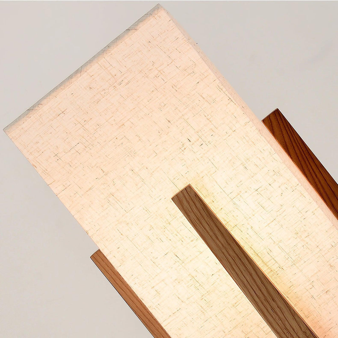 Vintage Mid Century Tall Wood Floor Lamp for Living Room & Office | Vinlighting | Vinlighting