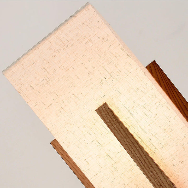 Vintage Mid Century Tall Wood Floor Lamp for Living Room & Office | Vinlighting | Vinlighting