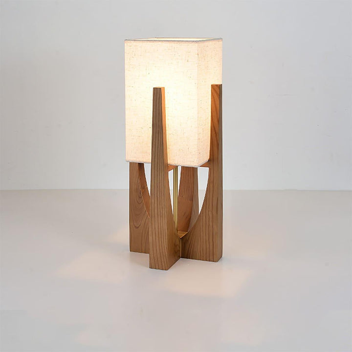 Vintage Mid Century Tall Wood Floor Lamp for Living Room & Office | Vinlighting | Vinlighting