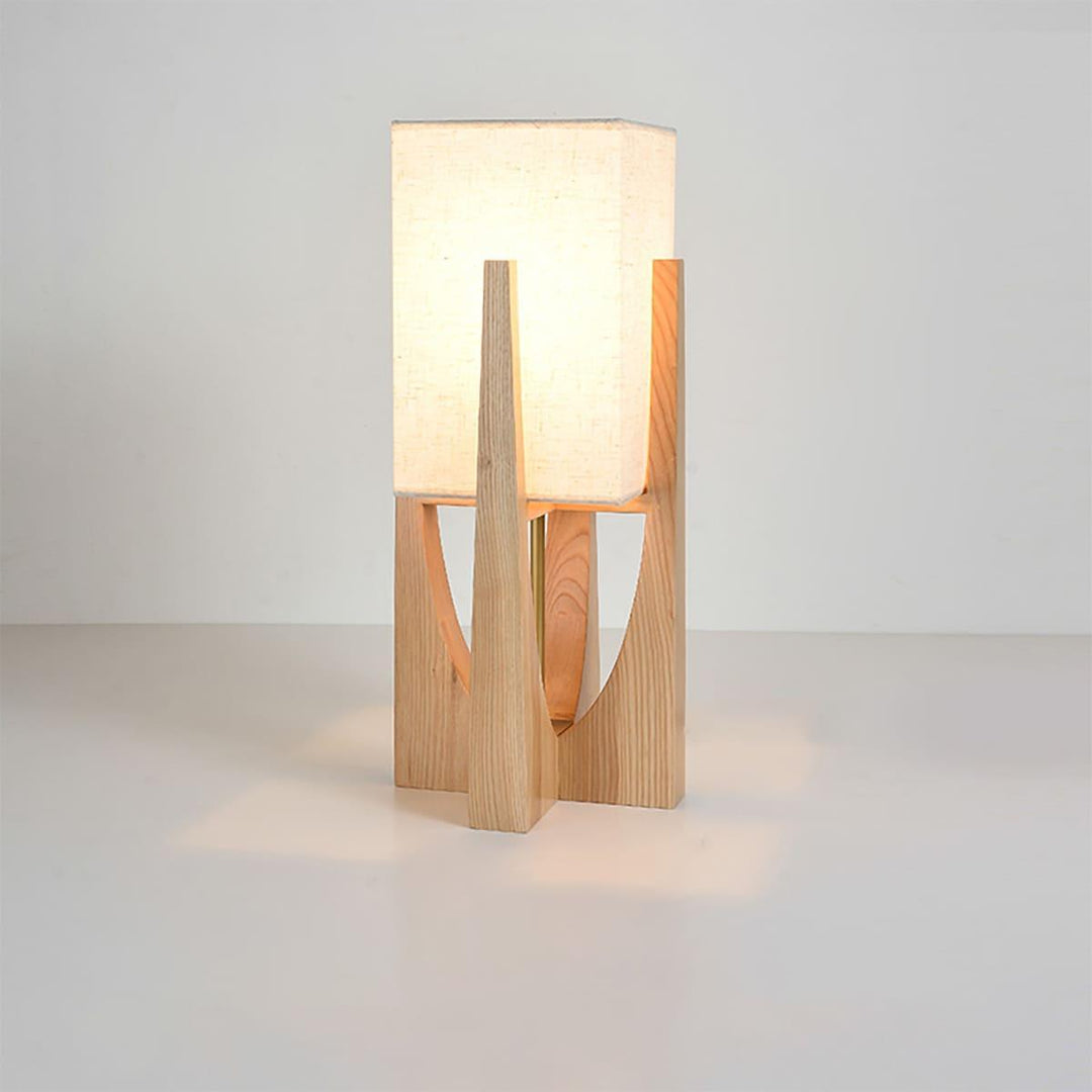 Vintage Mid Century Tall Wood Floor Lamp for Living Room & Office | Vinlighting | Vinlighting