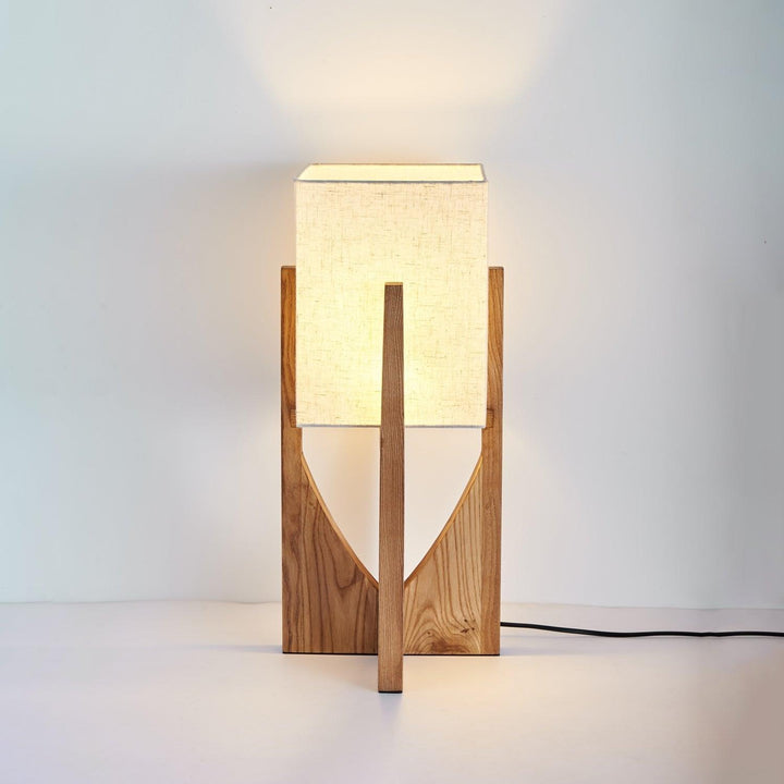 Vintage Mid Century Tall Wood Floor Lamp for Living Room & Office | Vinlighting | Vinlighting