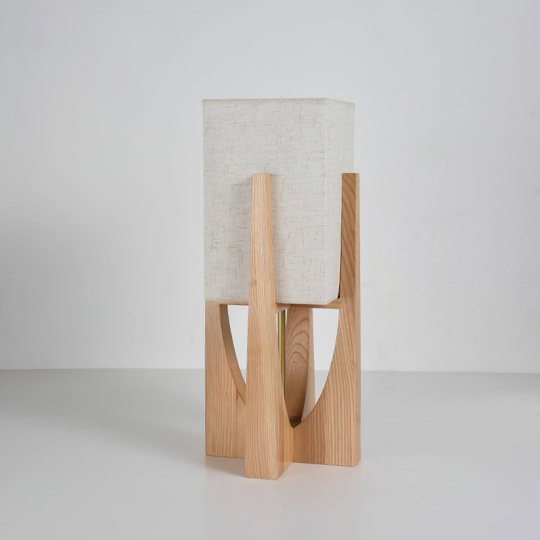 Vintage Mid Century Tall Wood Floor Lamp for Living Room & Office | Vinlighting | Vinlighting