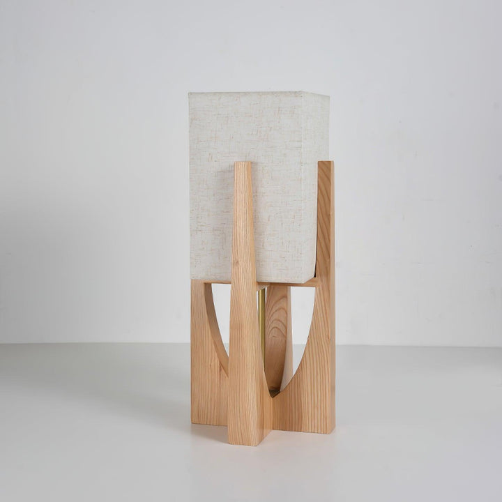 Vintage Mid Century Tall Wood Floor Lamp for Living Room & Office | Vinlighting | Vinlighting