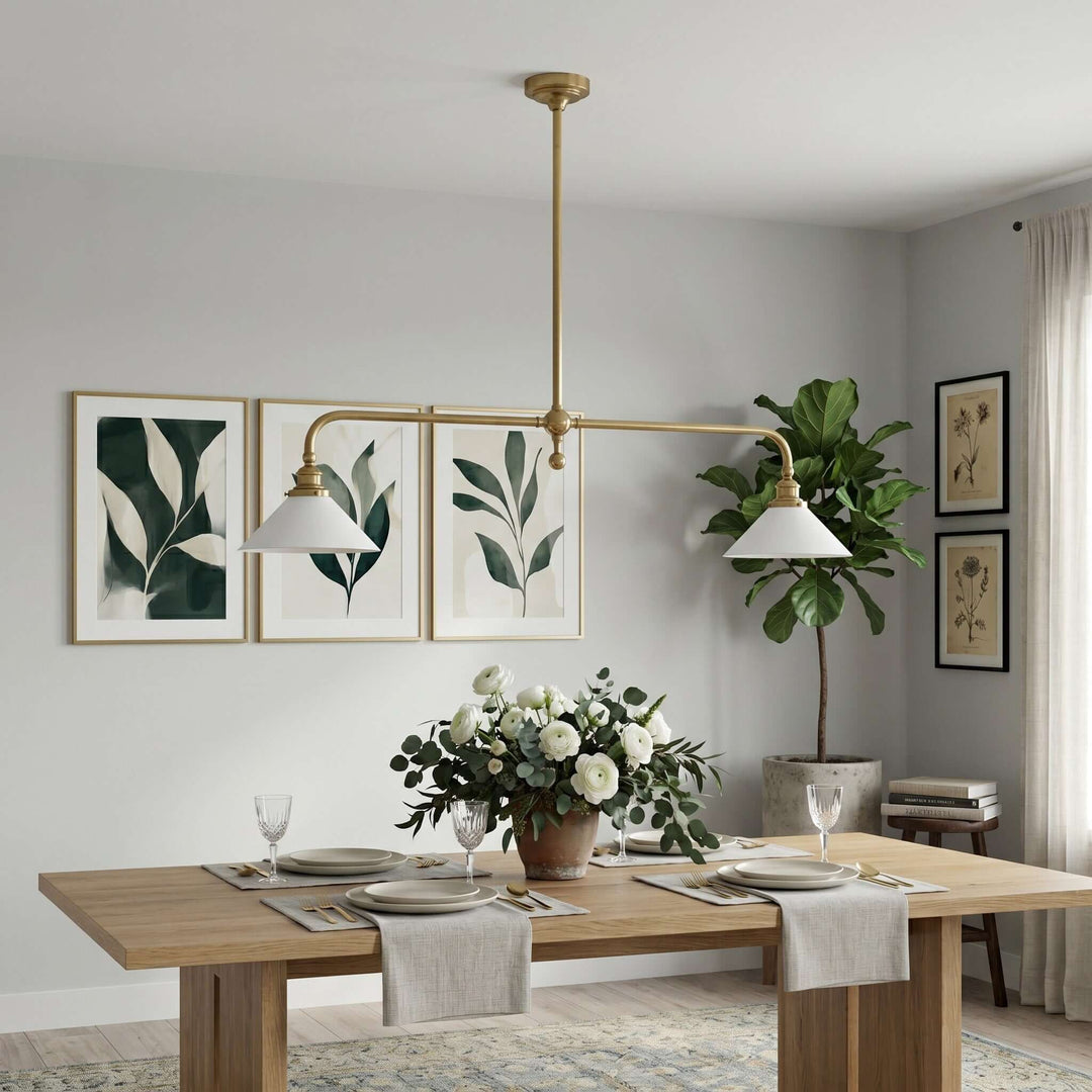 Vintage Double Chandelier