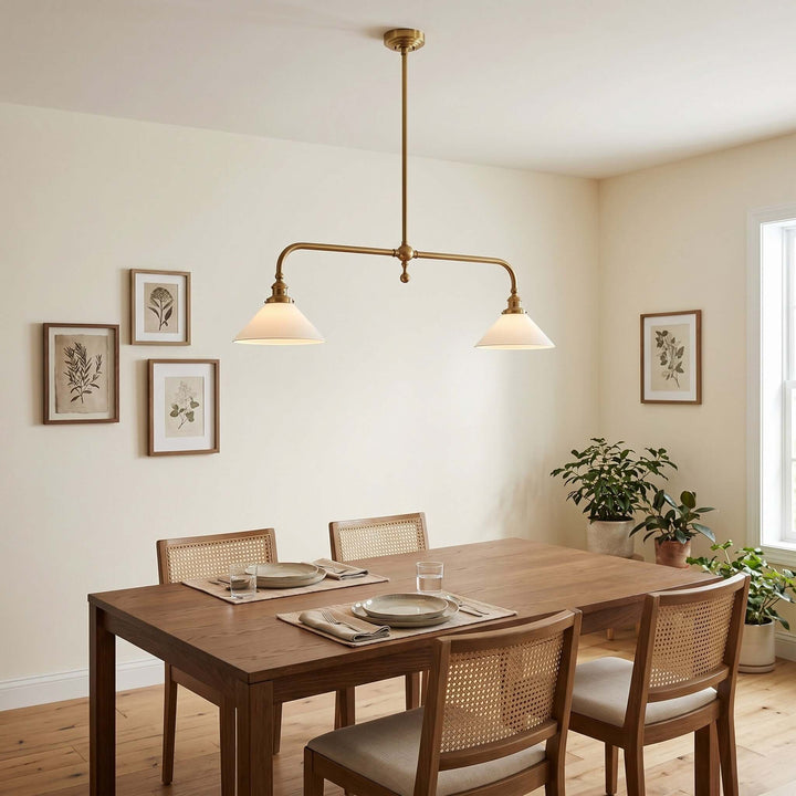Vintage Double Chandelier