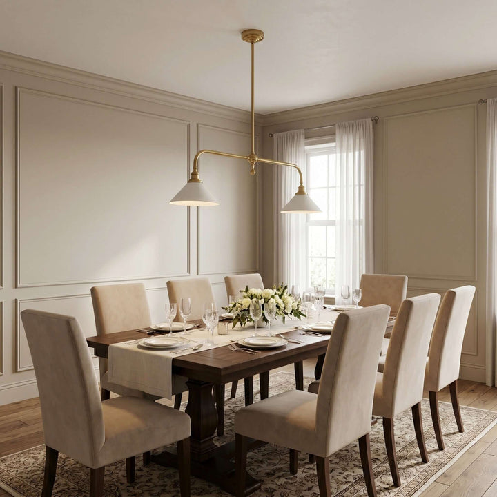 Vintage Double Chandelier