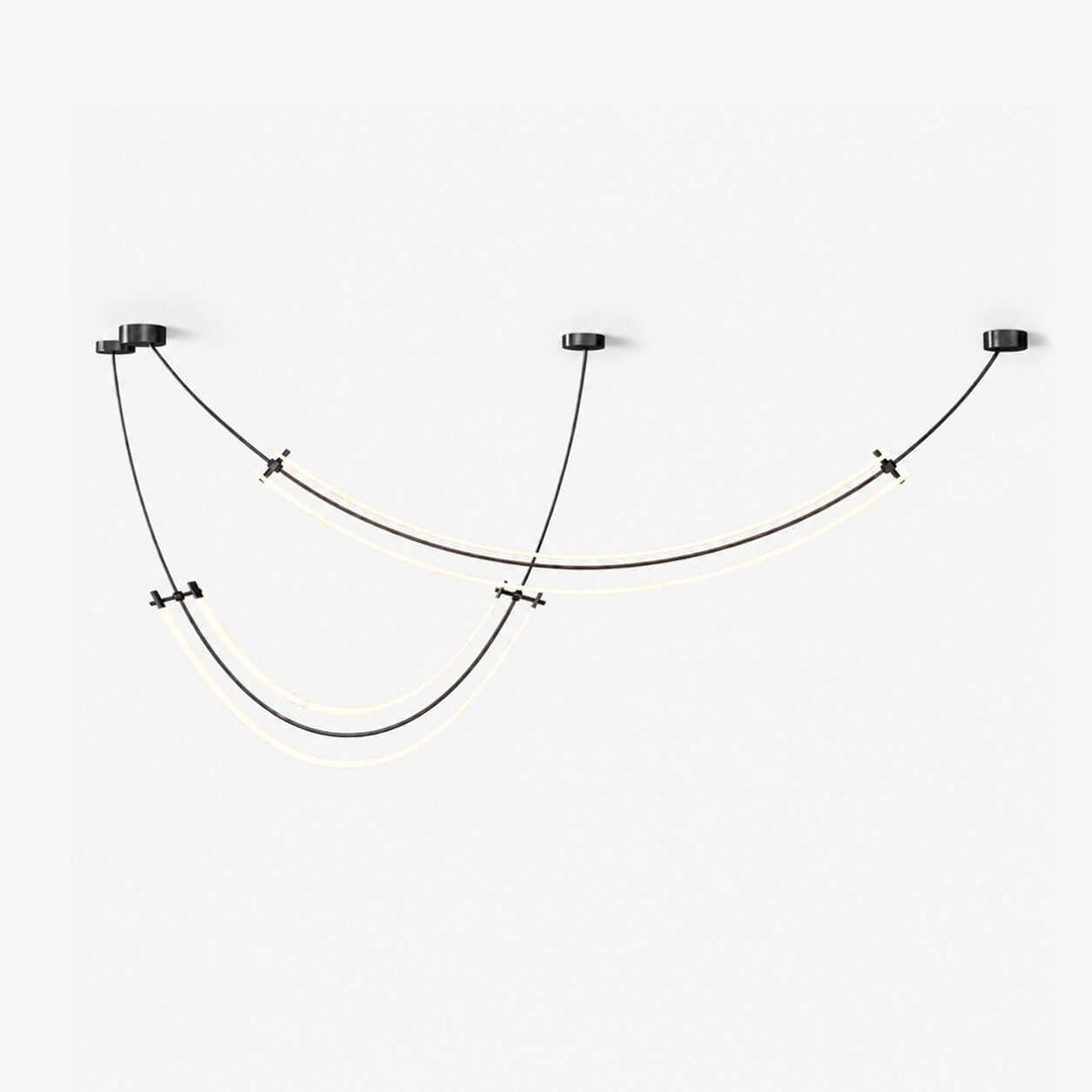 Vionna Linear Chandelier - Contemporary Acrylic Art Decor Light | Vinlighting