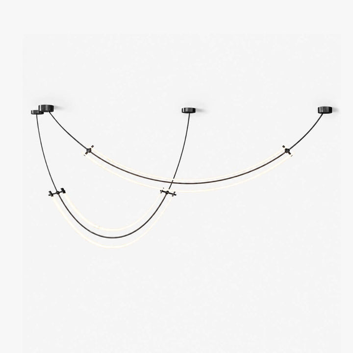 Vionna Linear Chandelier - Contemporary Acrylic Art Decor Light | Vinlighting